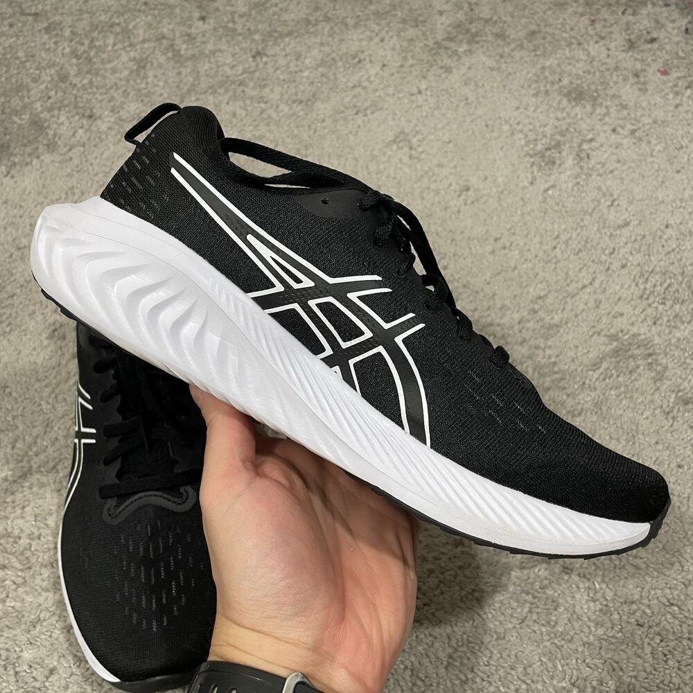ASICS GEL-Excite 10 Running Shoes Womens Size 9.5 Black White Cushioned Sneakers - Picture 3 of 10